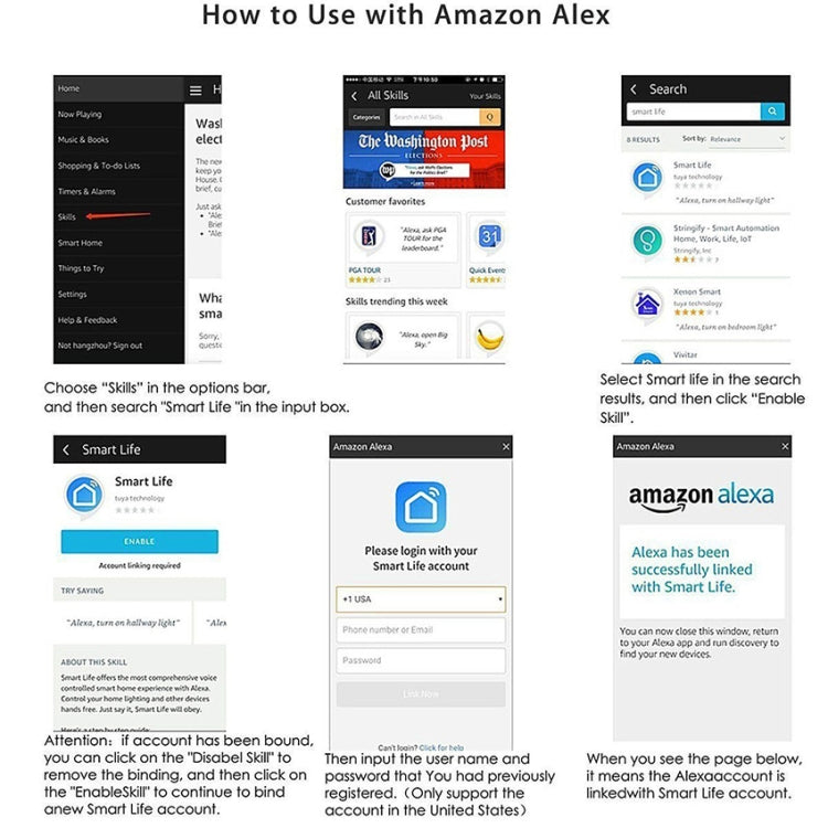 6000K+RGB 600LM Funziona con Alexa e Google Home, CA 175-255 V