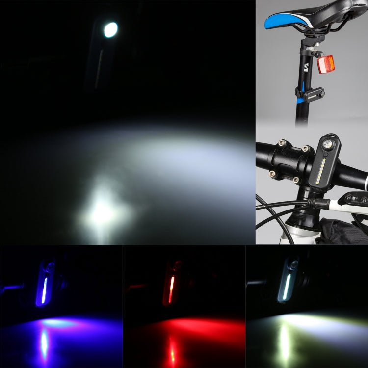 Lampada posteriore bicicletta USB-C ricaricabile 6 LED