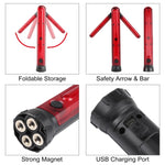 JT01 Barra luminosa di segnalazione luminosa di sicurezza stradale ricaricabile