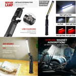 Luce di emergenza portatile pieghevole ricaricabile USB 11W