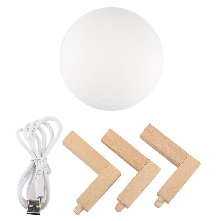 Luce notturna a LED a risparmio energetico con ricarica USB a 2 colori con base di supporto in legno, Touch Control 2-Color(10cm)