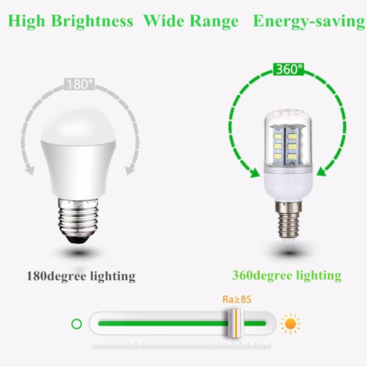 Lampadina LED a mais E14 2,5 W 24 LED SMD 5730, CA 110-220 V, AC 110-220V