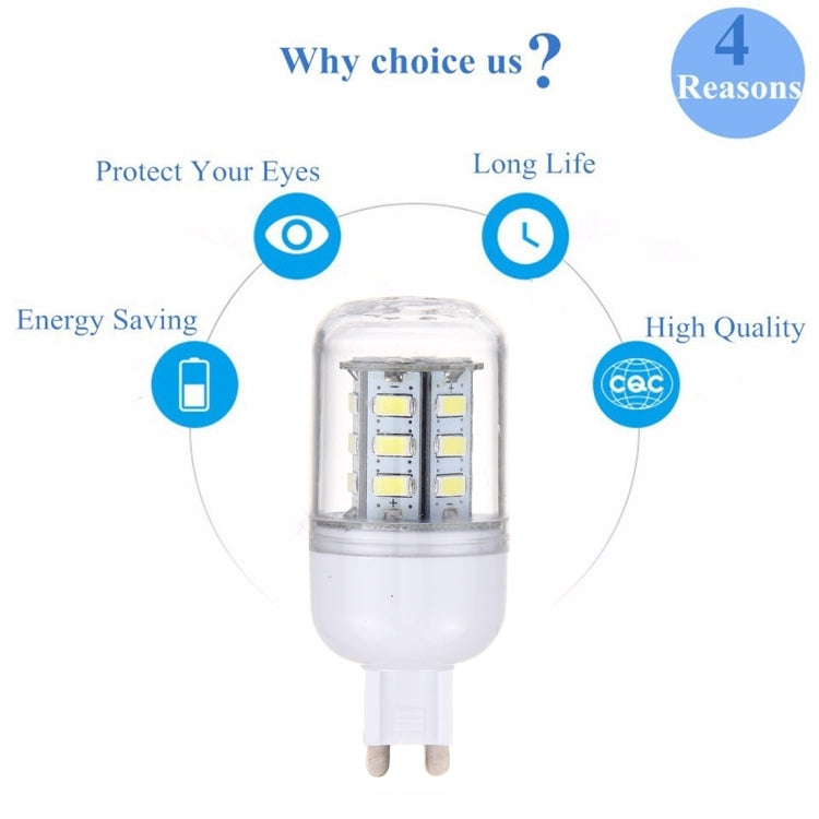 Lampadina a mais LED G9 2,5 W 24 LED SMD 5730, CA 110-220 V, AC 110-220V
