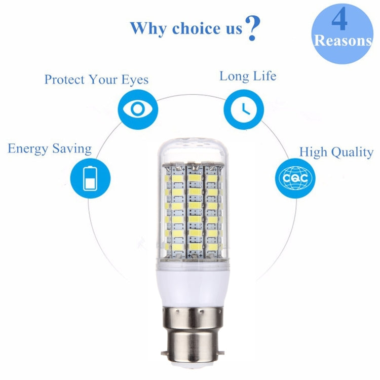 Lampadina LED a mais B22 5,5 W 69 LED SMD 5730, CA 200-240 V, AC 200-240V