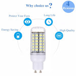 Lampadina LED a mais GU10 5,5 W 69 LED SMD 5730, CA 200-240 V, AC 200-240V
