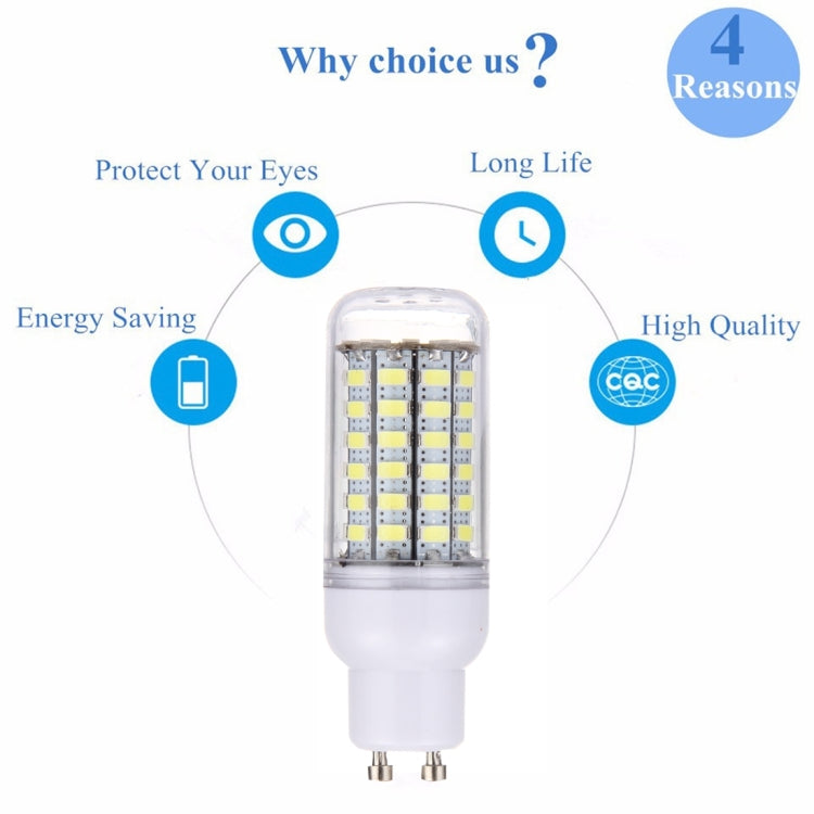 Lampadina LED a mais GU10 5,5 W 69 LED SMD 5730, CA 200-240 V, AC 200-240V