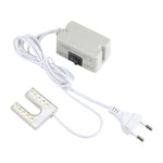 Lampada per macchina da cucire a 10 LED Lampada a risparmio energetico funzionante con magnete a forma di U