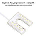 Lampada per macchina da cucire a 10 LED Lampada a risparmio energetico funzionante con magnete a forma di U
