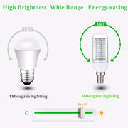 Lampadina LED a mais E14 3,5W 36 LED SMD 5730
