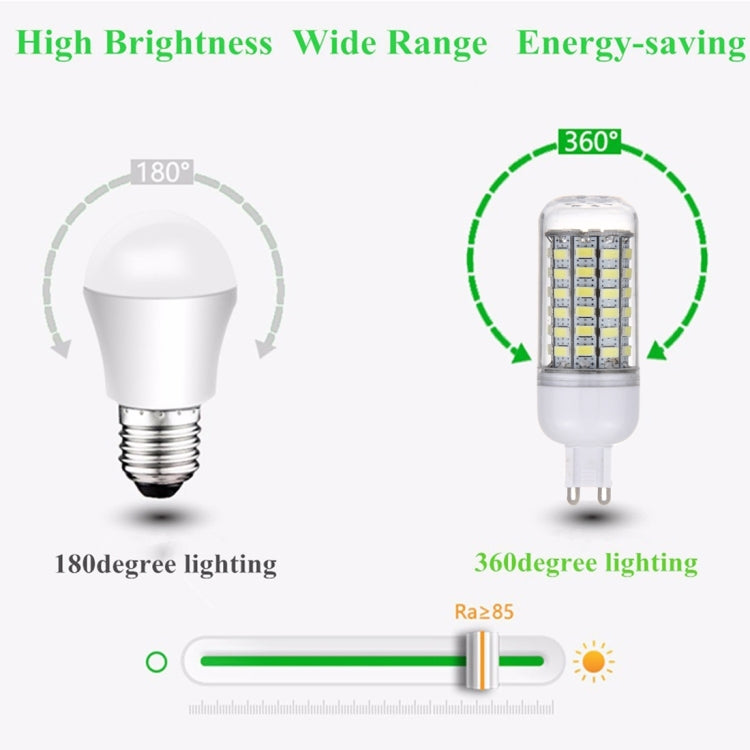 Lampadina LED a mais G9 5,5 W 69 LED SMD 5730, CA 100-130 V, AC 100-130V
