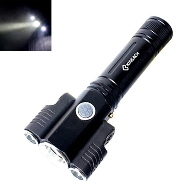 Torcia LED impermeabile ricaricabile USB KS-739