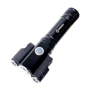 Torcia LED impermeabile ricaricabile USB con batteria 18650