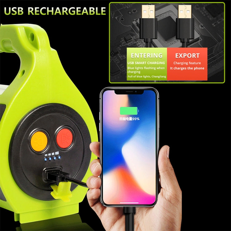 Faro LED portatile esterno 5W 1000LM con ricarica USB