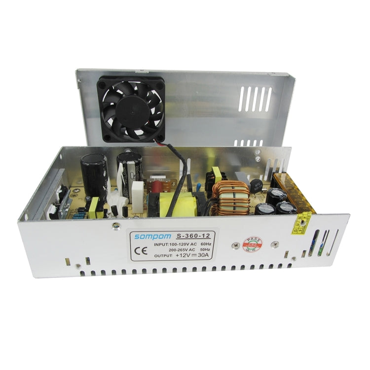 Driver LED 360W 12V 30A con guscio in ferro