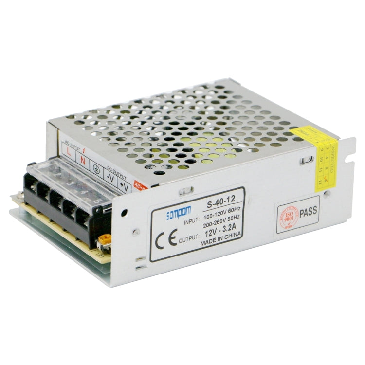 Driver LED 40W 12V 3.2A con guscio in ferro