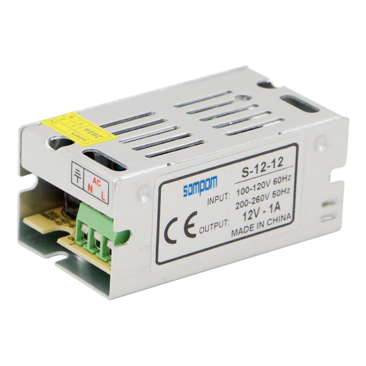 Driver LED 12W 12V 1A con guscio in ferro