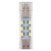 Luce USB impilabile a 12 LED per laptop e PC