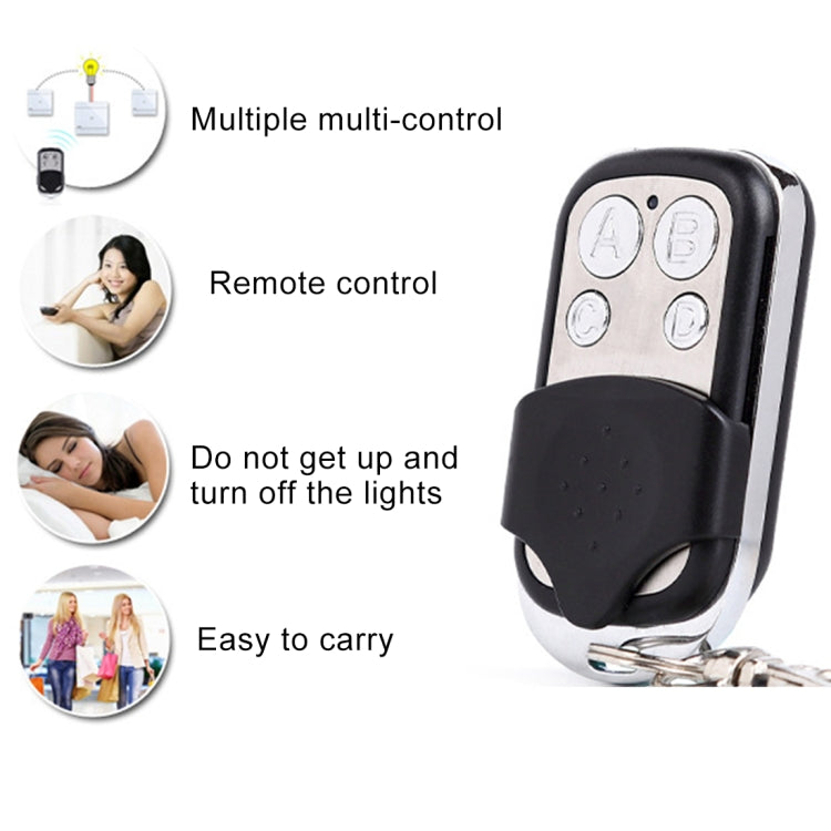 Sonoff Smart 433MHz Wireless 4 Button Metal Remote Control, Remote Control Distance: 20-30m, 433MHz Remote Controller