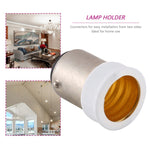 Adattatore lampadine da B15 a E14 in rame e PBT