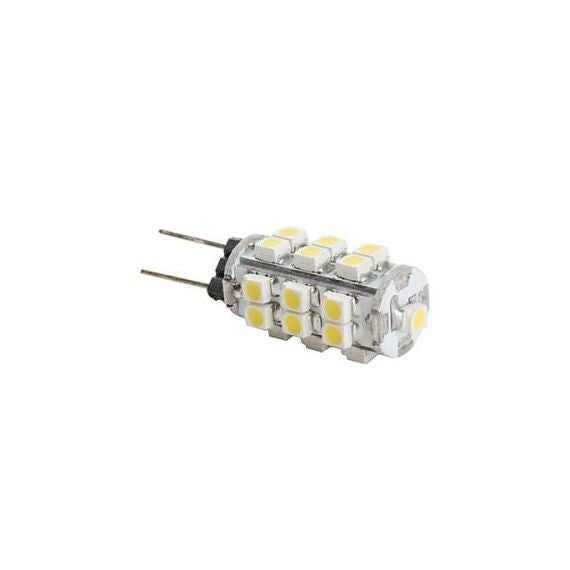 Lampada LED 25 led SMD 2W 100lm 6400k luce fredda attacco G4