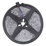 Striscia luminosa Bluetooth impermeabile SMD 5050 IP65 da 5 m, 150 LED, RGB, con telecomando a 24 tasti, spina europea, 5m 150 LEDs IP65