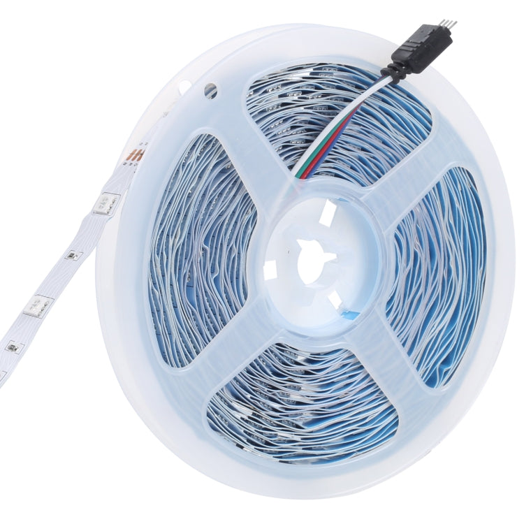 Striscia luminosa RGB impermeabile da 10 m 300 LED SMD 5050 IP44 con telecomando a 24 tasti, spina europea, 10m 300 LEDs IP44