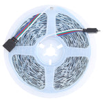 Striscia luminosa RGB impermeabile da 10 m 300 LED SMD 5050 IP44 con telecomando a 24 tasti, spina europea, 10m 300 LEDs IP44