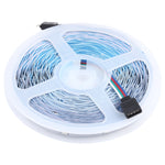 Striscia luminosa RGB impermeabile da 20 m 600 LED SMD 5050 IP44 con Bluetooth a 24 tasti + telecomando musicale, presa EU, 20m 600 LEDs IP44