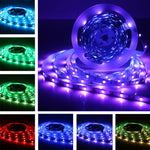 Striscia luminosa RGB impermeabile da 20 m 600 LED SMD 5050 IP44 con Bluetooth a 24 tasti + telecomando musicale, presa EU, 20m 600 LEDs IP44
