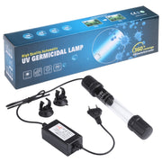 Lampada germicida ultravioletta UV-003 da 3 W per acquario, spina europea, 3W