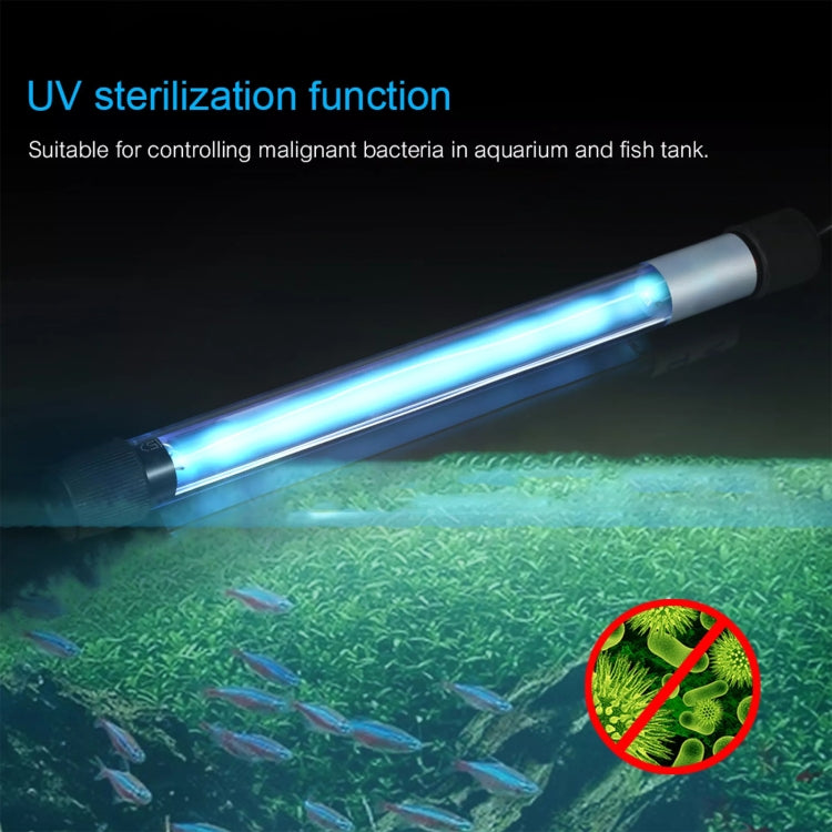 UV-007 Lampada germicida ultravioletta da 7 W per acquario, spina europea, 7W