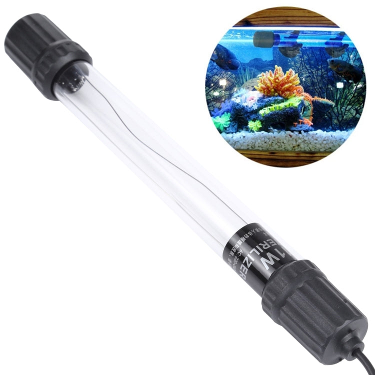 Lampada germicida ultravioletta UV-011 da 11 W per acquario, spina europea, 11W