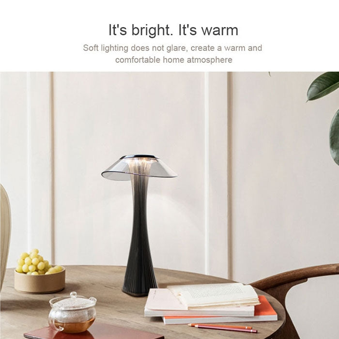Lampada da tavolo LED con ricarica USB e protezione occhi