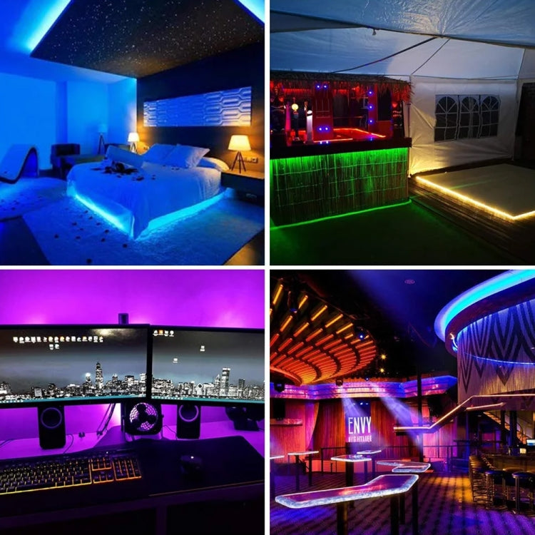 Luce a corda LED RGB SMD 2030 da 5 m, 12 V, 2030 SMD RGB LED 5m Bare Board