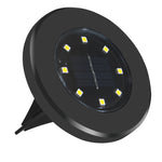 Set 4 lampade solari da giardino 8 LED IP65 impermeabili