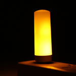 Lampada a fiamma LED USB Candele senza fiamma Luce notturna, USB LED Flame Lamp