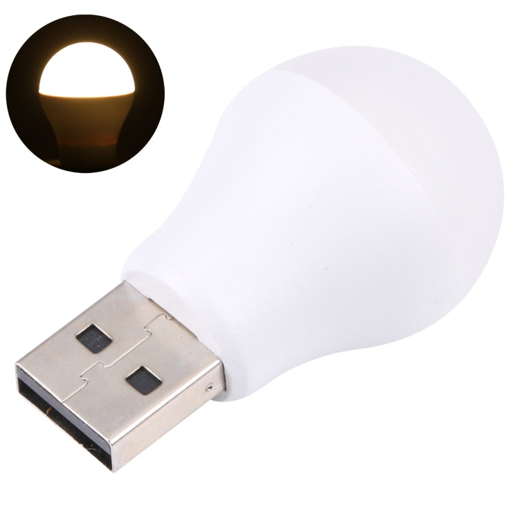 Lampadina notturna a LED USB 3 LED 5730 SMD, DC 5V, 3 LEDs Bulb