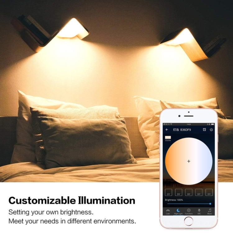 9W 110V E27 RGBCW WIFI LED Smart Lampadina Luce senza fili per l'automazione domestica intelligente, 110V