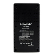 LiitoKala lii-202 Smart Charger with USB Output for Li-ion IMR 18650, 18490, 18350, 17670, 17500, 16340(RCR123), 14500, 10440