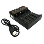 LiitoKala lii-402 Caricabatterie 4 in 1 per batterie litio
