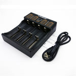 LiitoKala lii-402 Caricabatterie 4 in 1 per batterie litio
