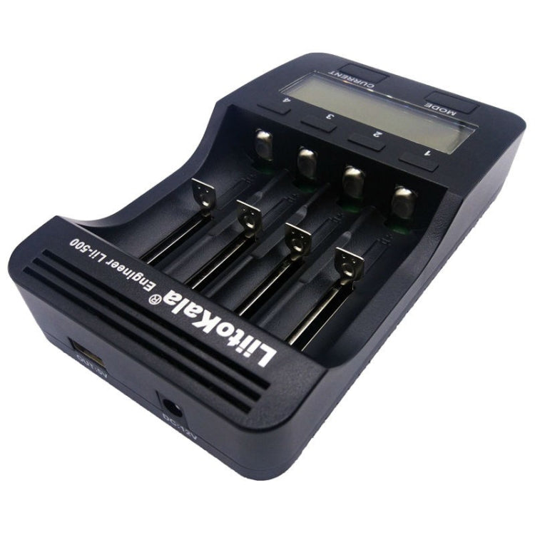 LiitoKala lii-500 Lithium Battery Charger for Li-ion IMR 18650, 26650, 16340, 14500, 10440, 18500, EU Plug