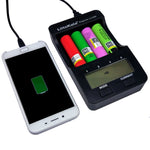 LiitoKala Lii-500 caricabatterie per batterie Li-ion e Ni-MH