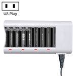 Caricabatterie 8 slot per batterie AA e AAA 100-240V