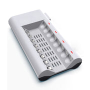 100-240V 8-Slot AA &amp; AAA Battery Charger, EU Plug