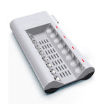 Caricabatterie 8 slot per batterie AA e AAA 100-240V UK