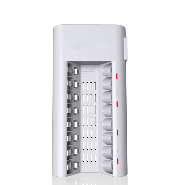 Caricabatterie 8 slot per batterie AA e AAA 100-240V UK