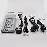 Caricabatterie 8 slot per batterie AA e AAA 100-240V UK