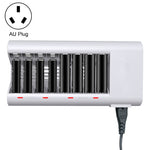 Caricabatterie 8 slot per batterie AA e AAA 100-240V