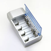 100-240V 4-Slot AC Charger for AA, AAA and C/D Batteries, AU Plug